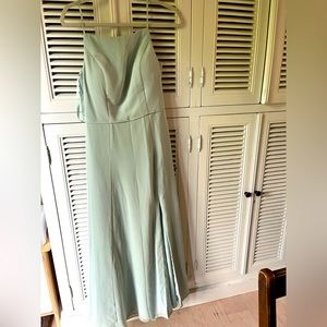 Kennedy Blue Bridesmaid, Formal, Floor length dress. Hemmed to fit 5’1”
